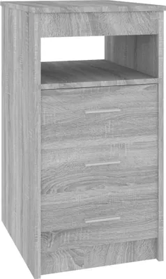 Obrázok produktu pre vidaXL Príborník so zásuvkami Sivá Sonoma 40x50x76 cm Upravené drevo
