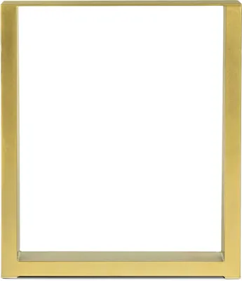 Obrázok produktu pre 1 pár stolového rámu Stolové behúne Stolové nohy zlaté 90x72 cm