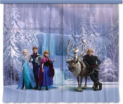 Vorhang Kindervorhang FROZEN 180*160cm 2-teilig original # NEU