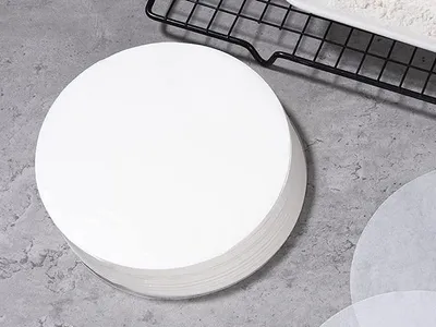 Produktbild von Backpapier Zuschnitt Trennpapier 100 Stk. Rund - 15 cm
