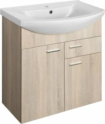 Zdjęcie produktu dla Szafka dolna ZOJA 71,5x74x34 cm, dąb platynowy