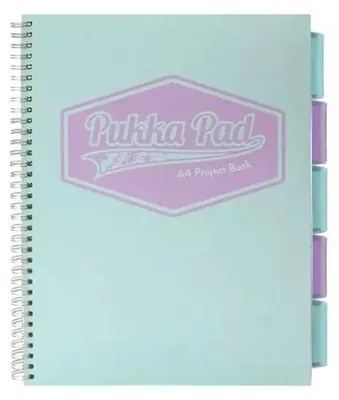 Productafbeelding van Projectboek Pastel A4/100 vel, marineblauw (3 stuks) - PUKKA