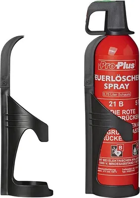Produktbild von Wandhalterung schwarz für Feuerlöscher 750ml (510310V01 - 510311V01)