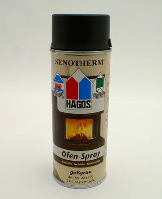 Produktbild von Ofenlack Senotherm Spray verschiedene Farben | gussgrau