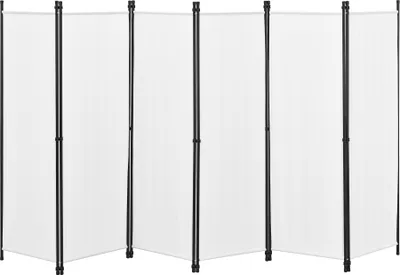 Produktbild von Raumteiler Huesca 6-teilig 300x171cm Paravent Trennwand 6-tlg. Sichtschutz Stellwand Spanische Wand Weiß