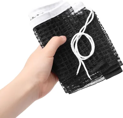 Produktbild von 1,75 m langes weißes Nylon Tischtennisnetz Ersatznetz schwarz