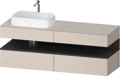 Produktbild von DURAVIT QA4777049910000 QAT KWTU WH Eck 1600x550x600 Tp. Mt.