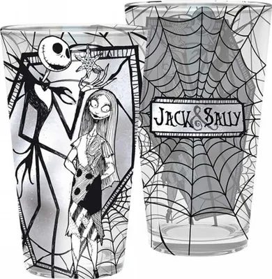 Produktbild von NIGHTMARE BEFORE XMAS - Large Glass - 400ml - Jack & Sally - box