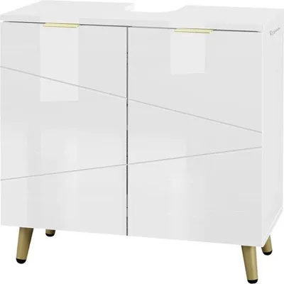 Obrázek produktu pro Skříňka pod umyvadlo do koupelny 60 x 60 x 30 cm, bílá