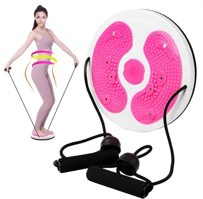 Productafbeelding van Taille Draaitafel voor Slanker Taille - Balance Board met Massagefunctie voor Thuis Fitness