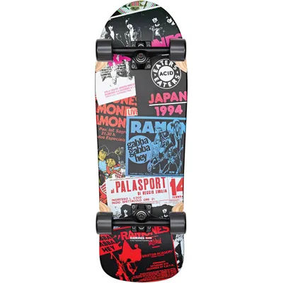 Image de Longboard Globe Aperture, taille : taille unique, couleurs : ramones/hey ho