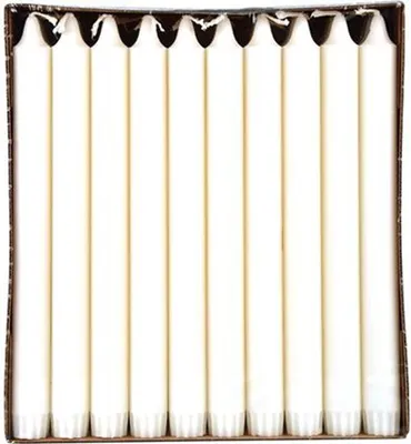 Produktbild von 150 Kronkerzen Ø 2,2 cm · 20 cm weiss aus 100 % Stearin