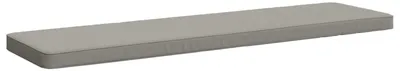 Immagine prodotto di Cuscino per divano, modello VUGHT, in un unico pezzo, 100% poliestere, colore grigio