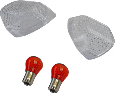 Obrázek produktu pro Čočky blinkrů pro motocykly čiré pro Kawasaki ZZR400 od 93-03 / ZZR600 od