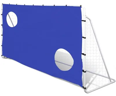 Obrázek produktu pro Fotbalová branka – Síť pro fotbalovou branku – 240x92x150 cm – Vhodná pro tréninkové hřiště – Pro profesionální trénink a zápasy – Robustní, odolná konstrukce, vhodná pro venkovní použití