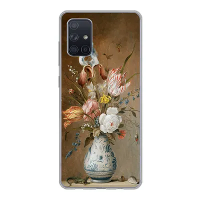 Produktbild von MuchoWow® Handyhülle Schutzhülle Hülle für Samsung Galaxy A51 5G Stilleben mit Blumen - Alte Meister - Malerei Silikon Softcase Handy Hülle - Abbildung