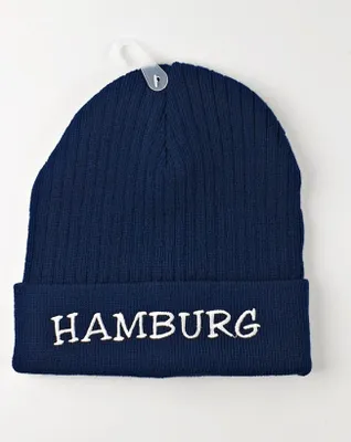Produktbild von Strickmütze Hamburg dunkelblau