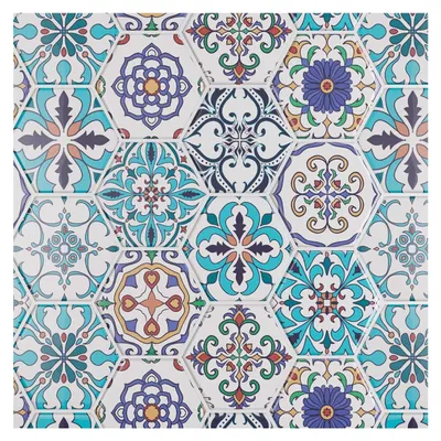 Obrázek produktu pro Obklady Panely Samolepky na zeď Boho samolepicí 20 ks 30,5 x 30,5 cm