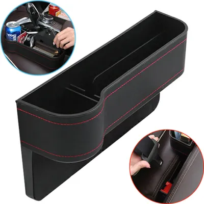Produktbild von A46D Bolwins Autositz Lücke AufbewahrungBox Kunstleder Tasche Handy Organizer Lückenfüll