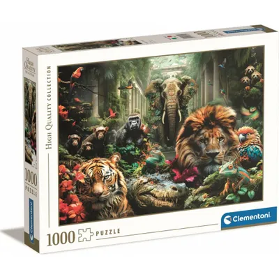 Zdjęcie produktu dla Clementoni Puzzle 1000 El. Mystic Jungle - Wysokiej Jakości Układanka 70X50Cm