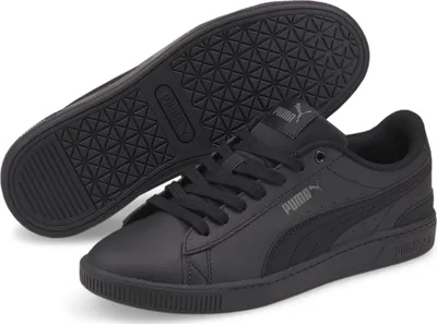 Produktbild von Puma Damen Sneaker 'Vikky v3 Lthr' puma black-black-dark shadow, Damen:37 EU