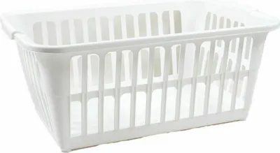 Produktbild von Korb für schmutzige Wäsche Tontarelli Classic Weiß 35 L 58 x 41 x 24 cm