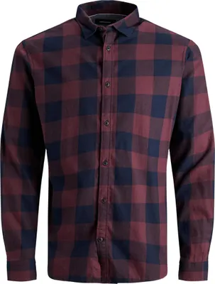 Produktbild von JACK & JONES Hemd Slim Fit JJEGINGHAM Größe: S (37/38)