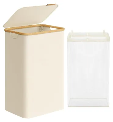 Produktbild von Wäschekorb 90L 1-fach weiß