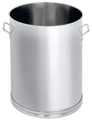 Produktbild von Universalbehälter, Müllbehälter, 20-150 Liter wählbar, Edelstahl 18/10 : 30 l Variante: 30 l
