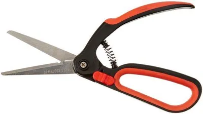 Produktbild von Ibenzoa® Buchsbaumschere für präzises Schneiden – Edelstahlklingen, ergonomischer Einhandgriff, 250 mm/75 mm, Schnitt bis 4 mm, Nylon-Glasfaser-Außen, 150 g