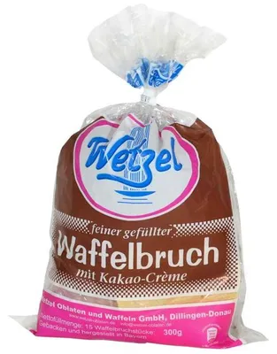 Produktbild von Wetzel Waffelbruch mit Kakao-Crème 300g