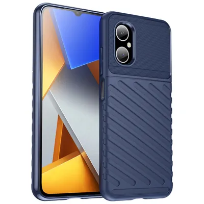 Immagine prodotto di Thunder Case Xiaomi Poco M4 5G Custodia blindata in silicone Blu