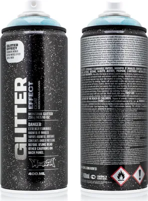 Produktbild von Glitter Spray Montana Effect Sprühlack Blau Cosmos 400ml für Fahrrad, Deko, Holz, Metall