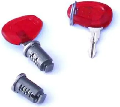 Produktbild von Schloss Für Kofferräume ( 2 Stück - Alle Ausser K53N Und K30N ) Mit Roten Schlüsseln