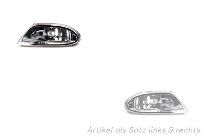 Produktbild von Nebelscheinwerfer passend für Mercedes W163 M-Klasse 01-05 H8 Set L R 1638200328 1638200128 A1638200128 A1638200328 1638200428 16382 Johns