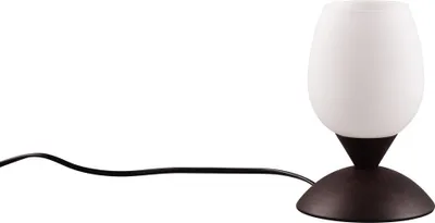 Image de Lampe de table CUP II brun et blanc, 1xE14x40W, verre, dimensions : 18x12x12 cm, IP20, RL