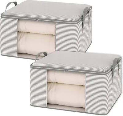 Imagen del producto de Bolsas de almacenamiento transpirables, 2 unidades, 60 x 40 x 30 cm, para edredones