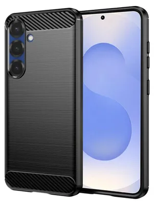 Obrázok produktu pre Techsuit Carbon Silicone kryt na Samsung Galaxy S25 – čierny