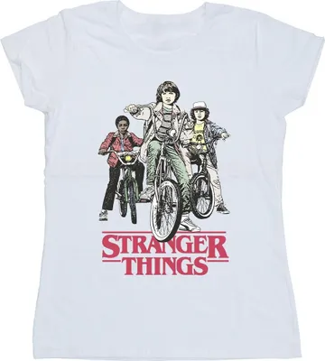 Produktbild von Netflix - "Stranger Things" T-Shirt für Damen BI40222 (XXL) (Weiß)