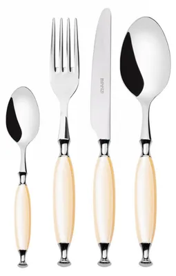 Immagine prodotto di COUNTRY Ghiera Cromata, Posate Set 24 Pz, Scatola Gallery, Casa Bugatti