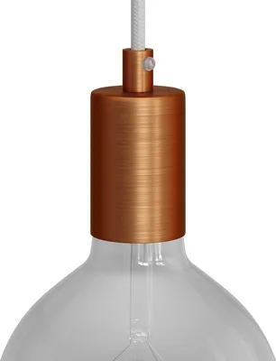 Zdjęcie produktu dla Zestaw cylindrycznych metalowych oprawek E27 Creative Cables - jeden rozmiar