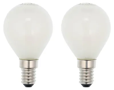 Produktbild von VITO E14 LED Filamentlampe G45 4W 424lm 2700K 240V 45mm 2 Stück