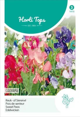 Productafbeelding van Edelwicken Colorama mengsel | Bloemenzaden van Hortitops