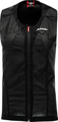 A black Alpina Proshield Junior Vest is shown against a white background.