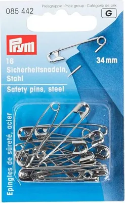 Zdjęcie produktu dla Prym 10854420, Agrafka, Stal, Mieszany, 16 szt., Srebrny