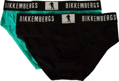 Immagine prodotto di Slip uomo BIKKEMBERGS confezione 2 capi elastico a vista cotone elasticizzato underwear articolo BKK42USP17BI, XL - EU XL - US L - FR 5, Cotone 95%,Spandex 5%