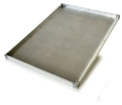 Image de Plaque de cuisson en aluminium perforée, dimensions 60 x 80 cm
