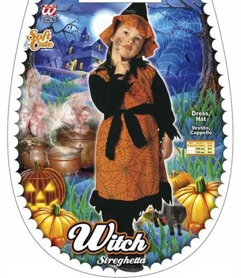 Produktbild von "KLEINE HEXE" (Kleid, Hut)
