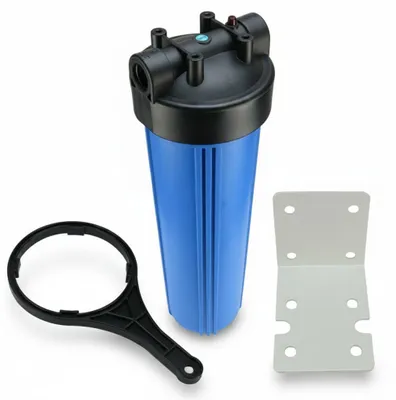 Produktbild von Hauswasserfilter 20 Zoll BigBlue Vorfilter Gartenfilter Brunnen +Aktivkohleblock
