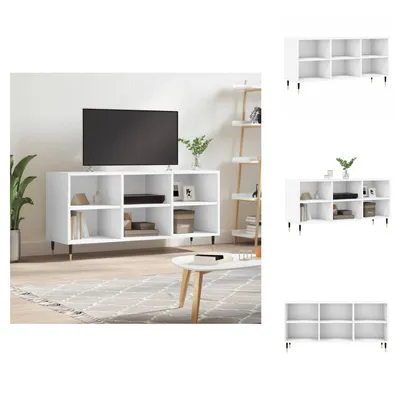Produktbild von vidaXL TV-Schrank Weiß 103,5x30x50 cm Holzwerkstoff -  TV-Möbel